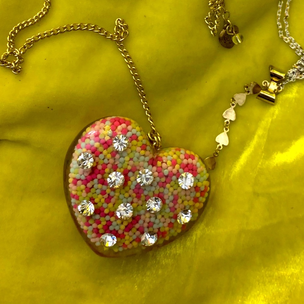 Betsey Johnson Confetti Heart